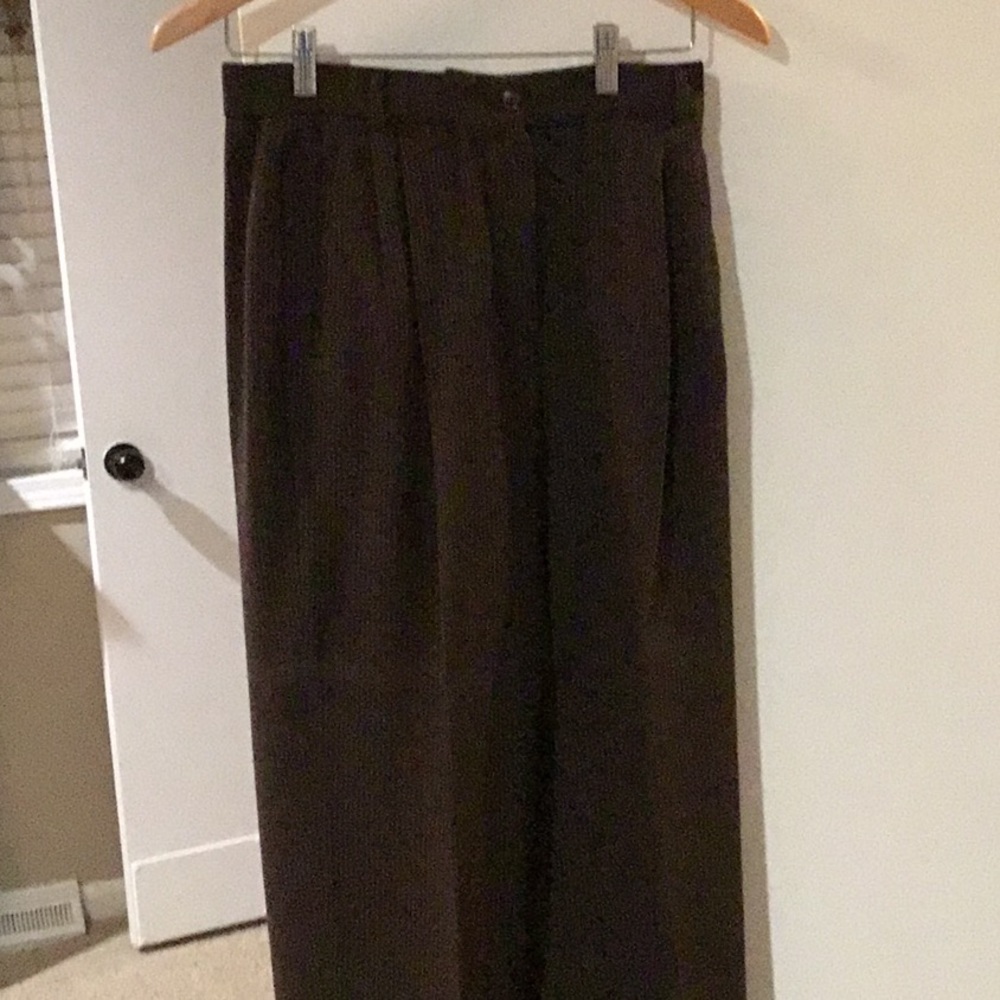 Giorgio Armani LE Collezioni Brown Pant Suit - Picture 14 of 16